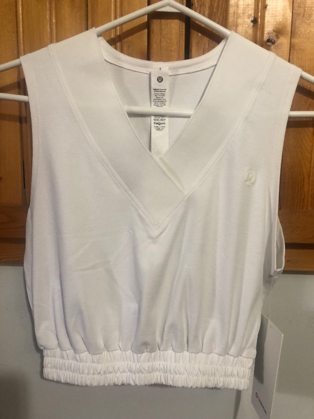 Sleeveless Cropped Tennis Tank